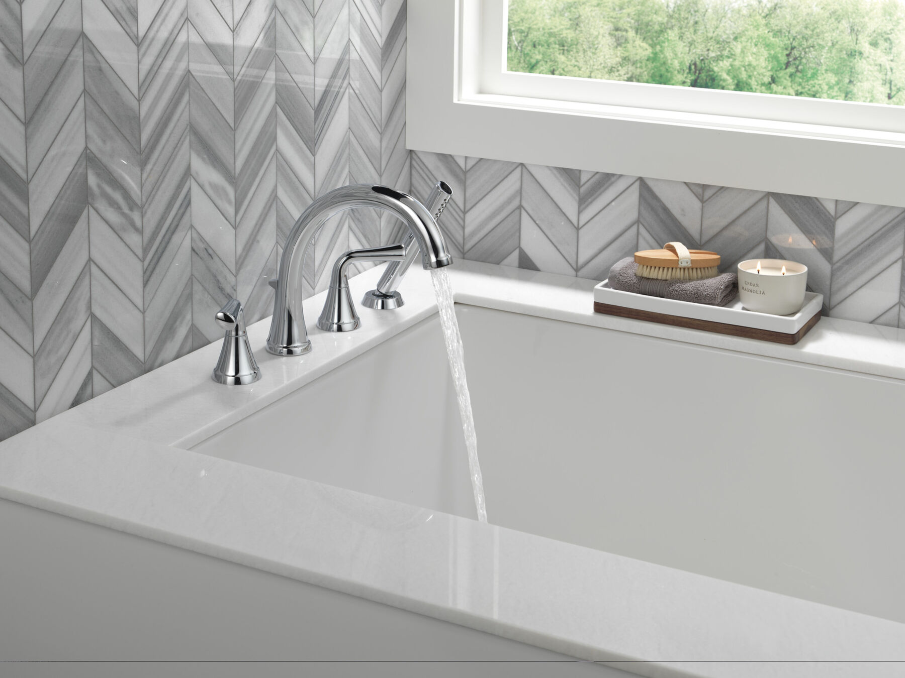 Roman Tub Trim with Hand Shower