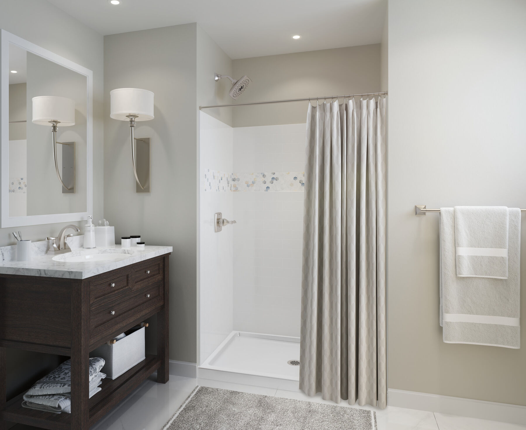 Two Handle Centerset Bathroom Faucet