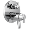 Contemporary Two Handle TempAssure&reg; 17T Series Valve Trim with 6-Setting Integrated Diverter