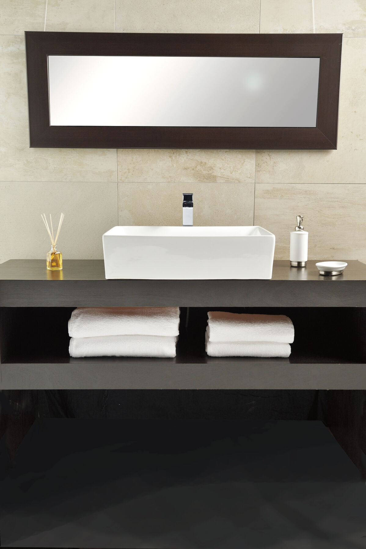 Single Handle Vessel Bathroom Faucet