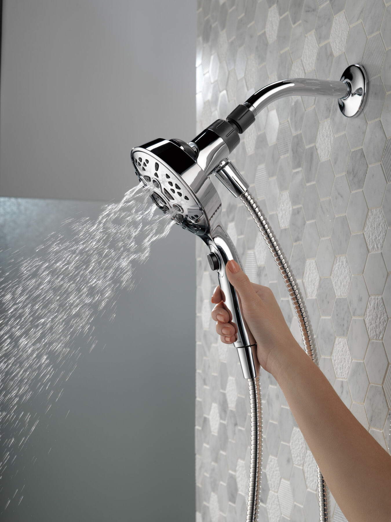 7-Setting Hand Shower with SureDock