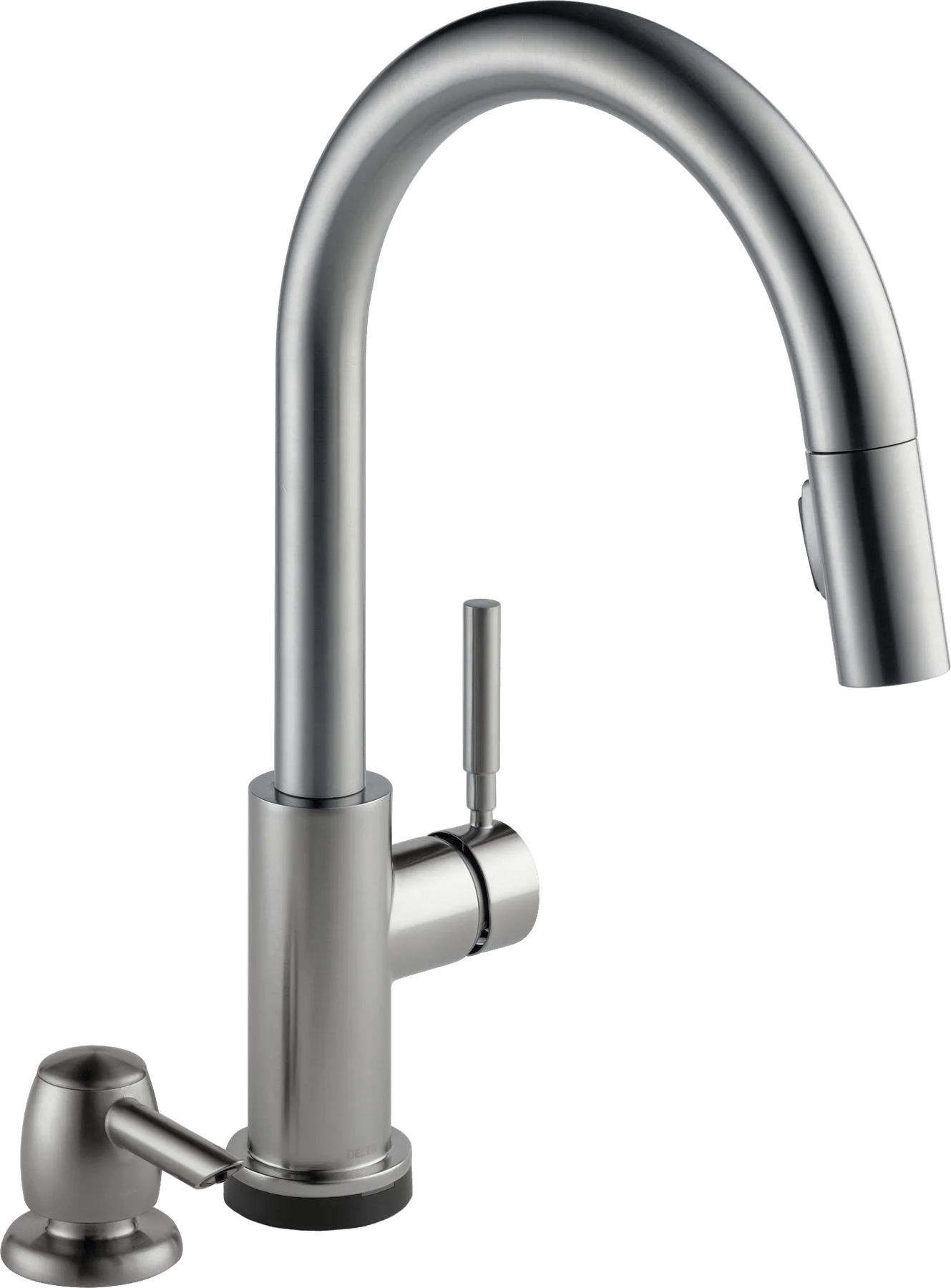 Single Handle Pull-Down Kitchen Faucet with Touch2O&reg; Technology and Soap Dispenser