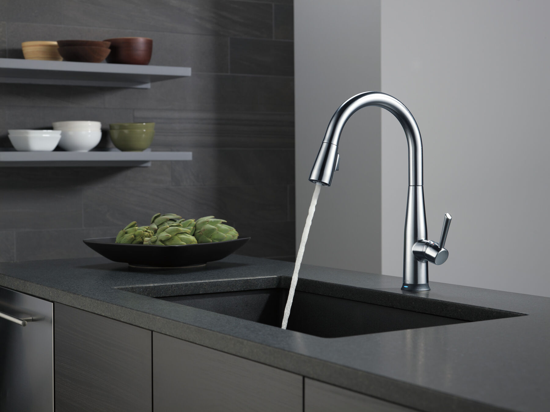 VoiceIQ&reg; Single Handle Pull-Down Faucet with Touch<sub>2</sub>O&reg; Technology