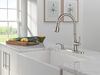 Single Handle Pull-Down Kitchen Faucet with Soap Dispenser and ShieldSpray Technology