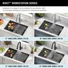 32&rdquo; Workstation Kitchen Sink Undermount&nbsp;16 Gauge&nbsp;Stainless Steel Single Bowl with&nbsp;WorkFlow&trade; Ledge and Accessories