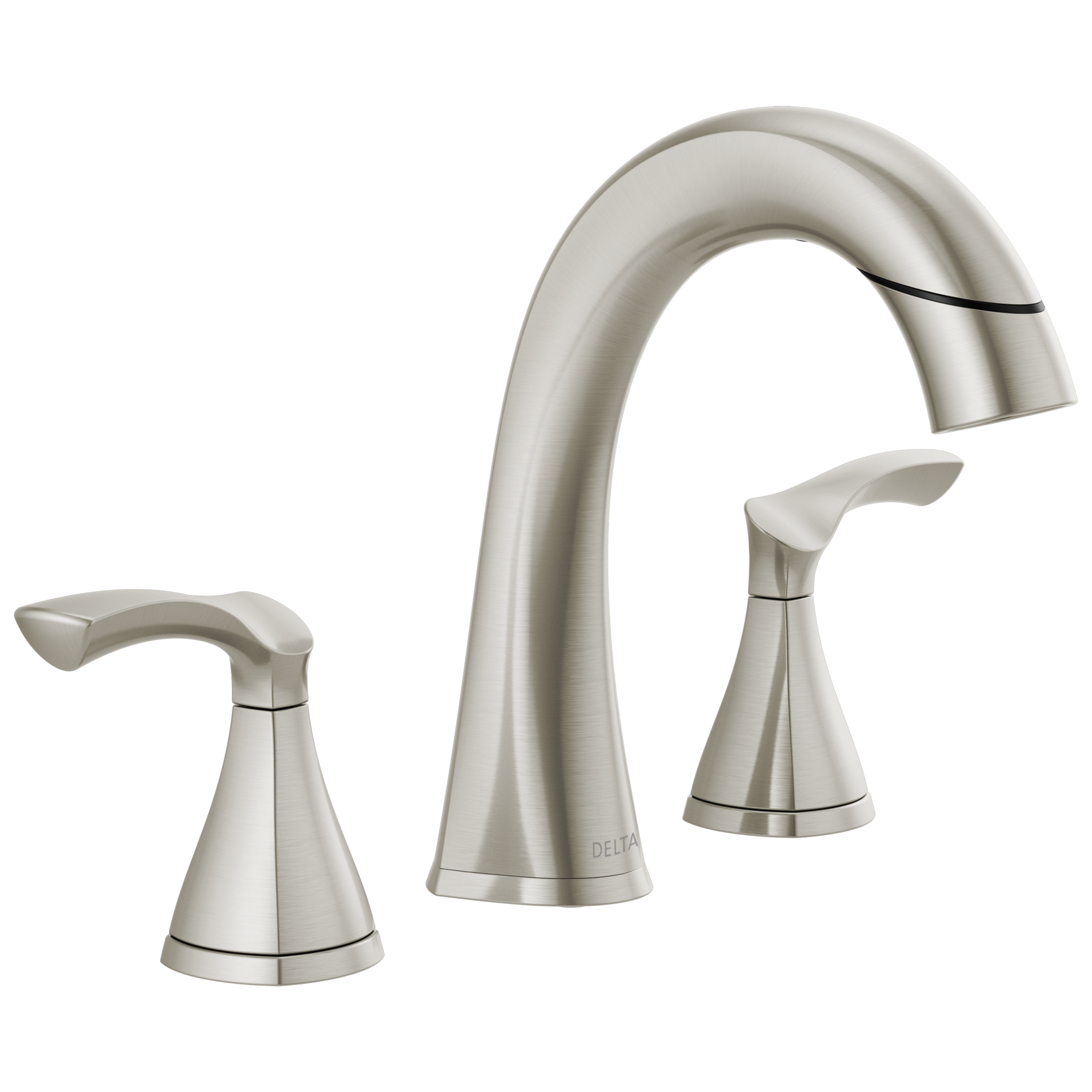 Two Handle Widespread Pull-Down Bathroom Faucet