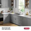 30&rdquo; Stainless Steel Workstation Kitchen Sink Drop-In Undermount Single Bowl with WorkFlow&trade; Ledge and Accessories