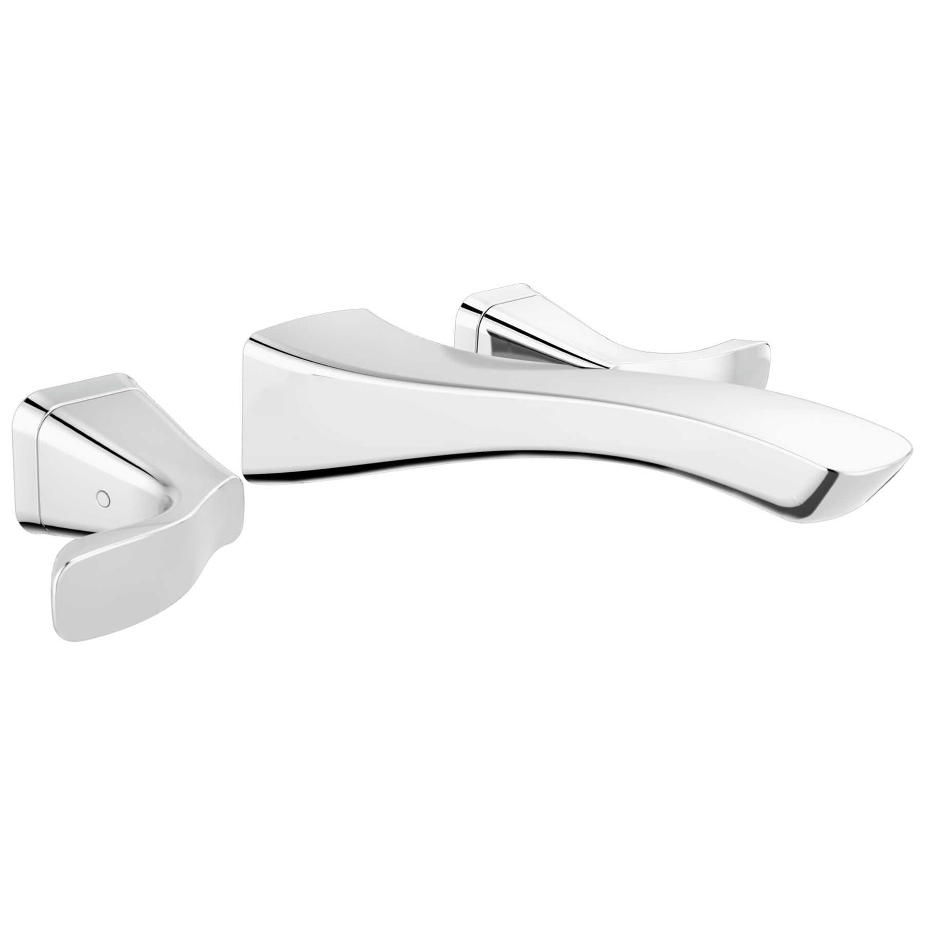 Two Handle Wall Mount Bathroom Faucet Trim