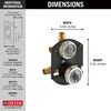 MultiChoice&reg; Universal Integrated Shower Diverter Rough Universal Inlets / Outlets