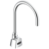 Deckmount Electronic SE Gooseneck Faucet, Battery, 1.5gpm