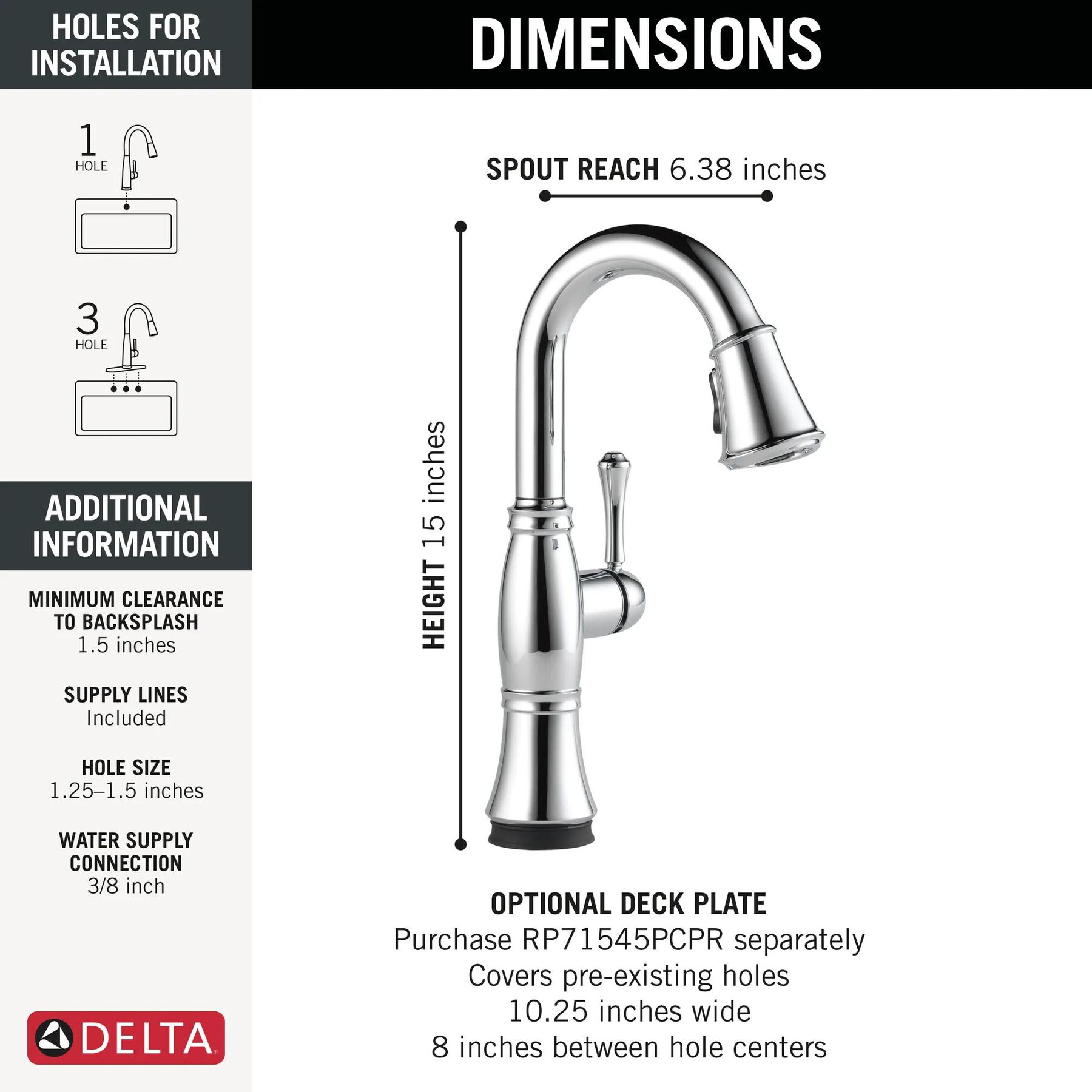 Touch2O&reg; Bar / Prep Faucet with Touchless Technology