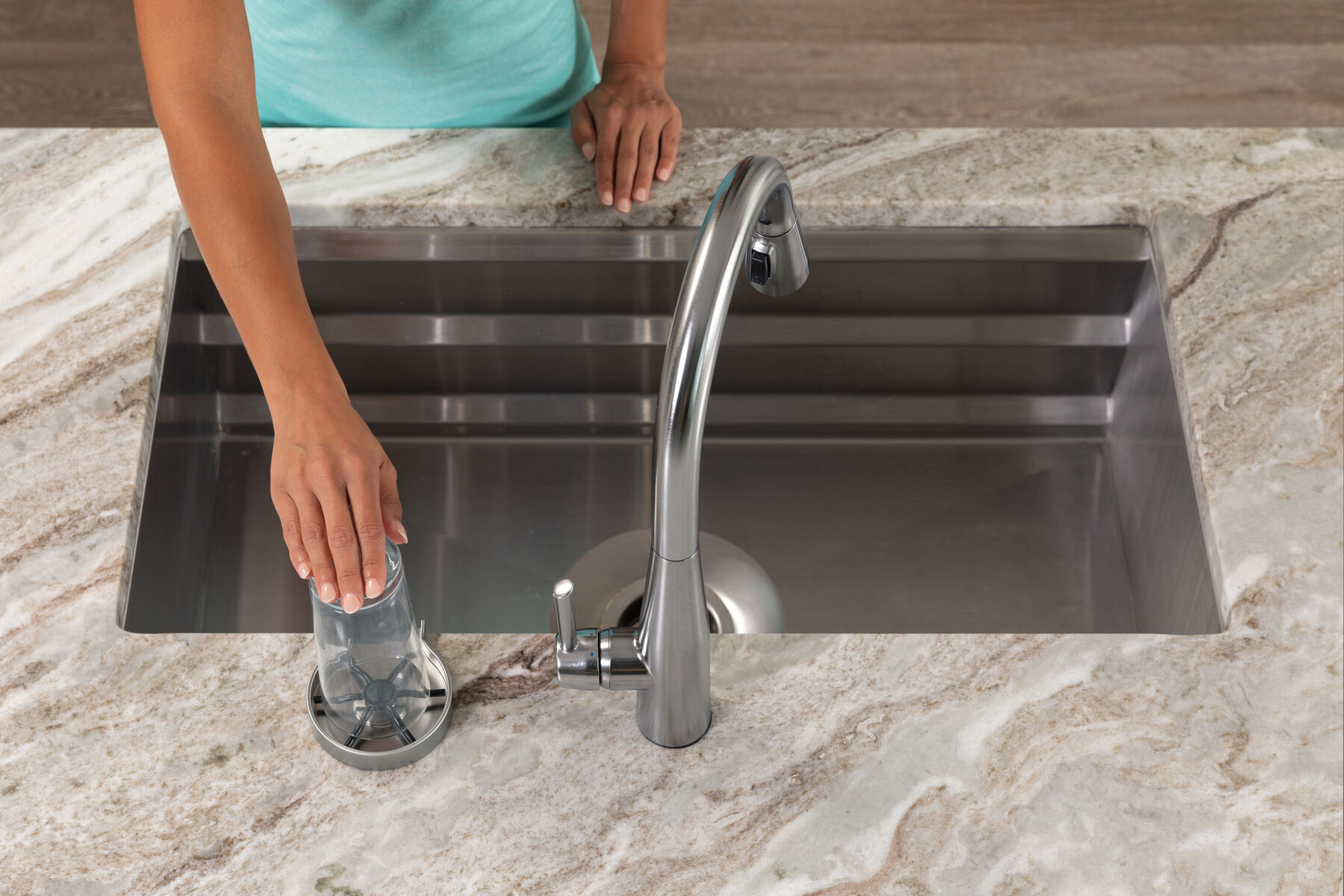Metal Glass Rinser