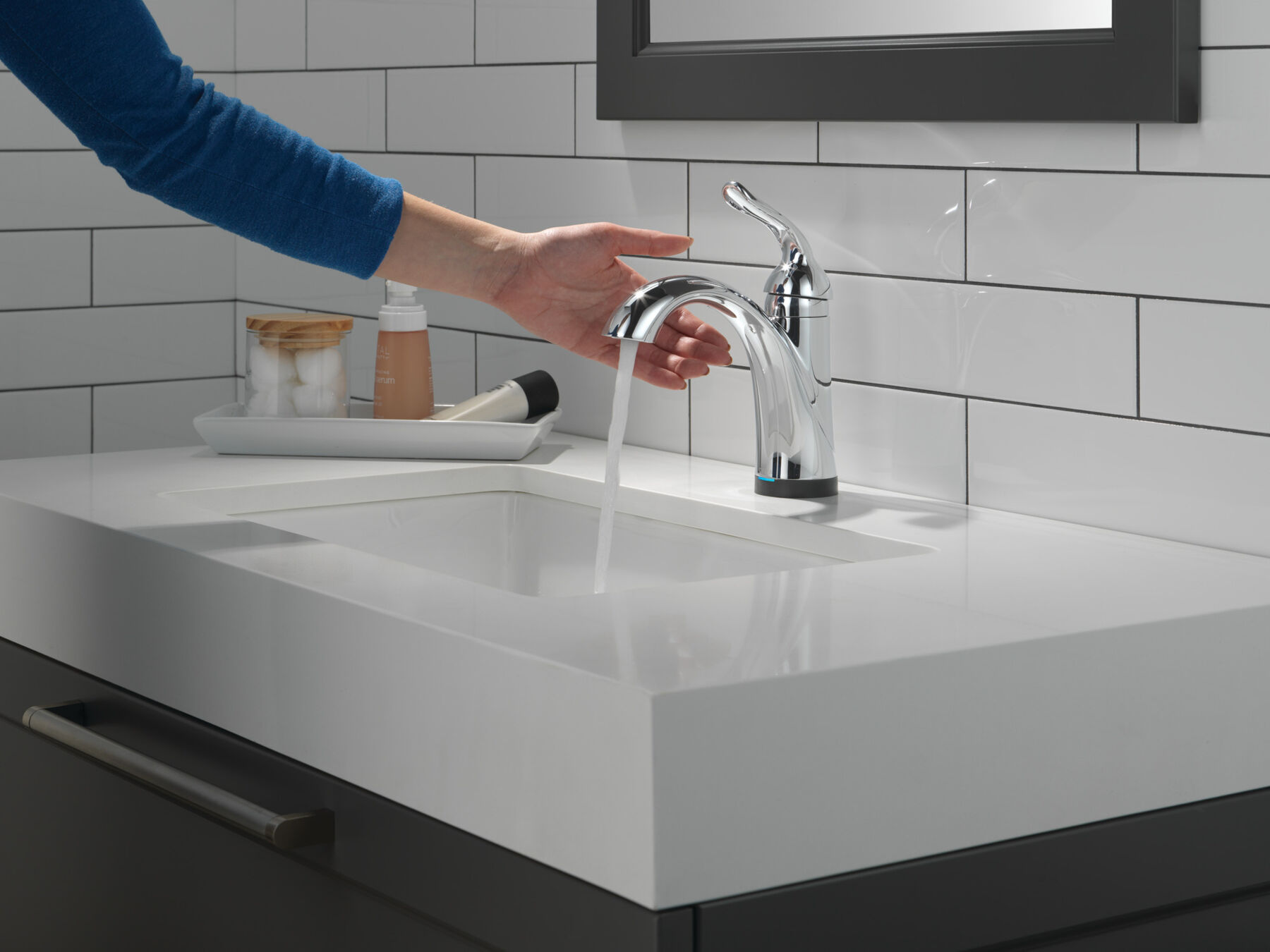 Single Handle Bathroom Faucet with Touch2O.xt&reg; Technology