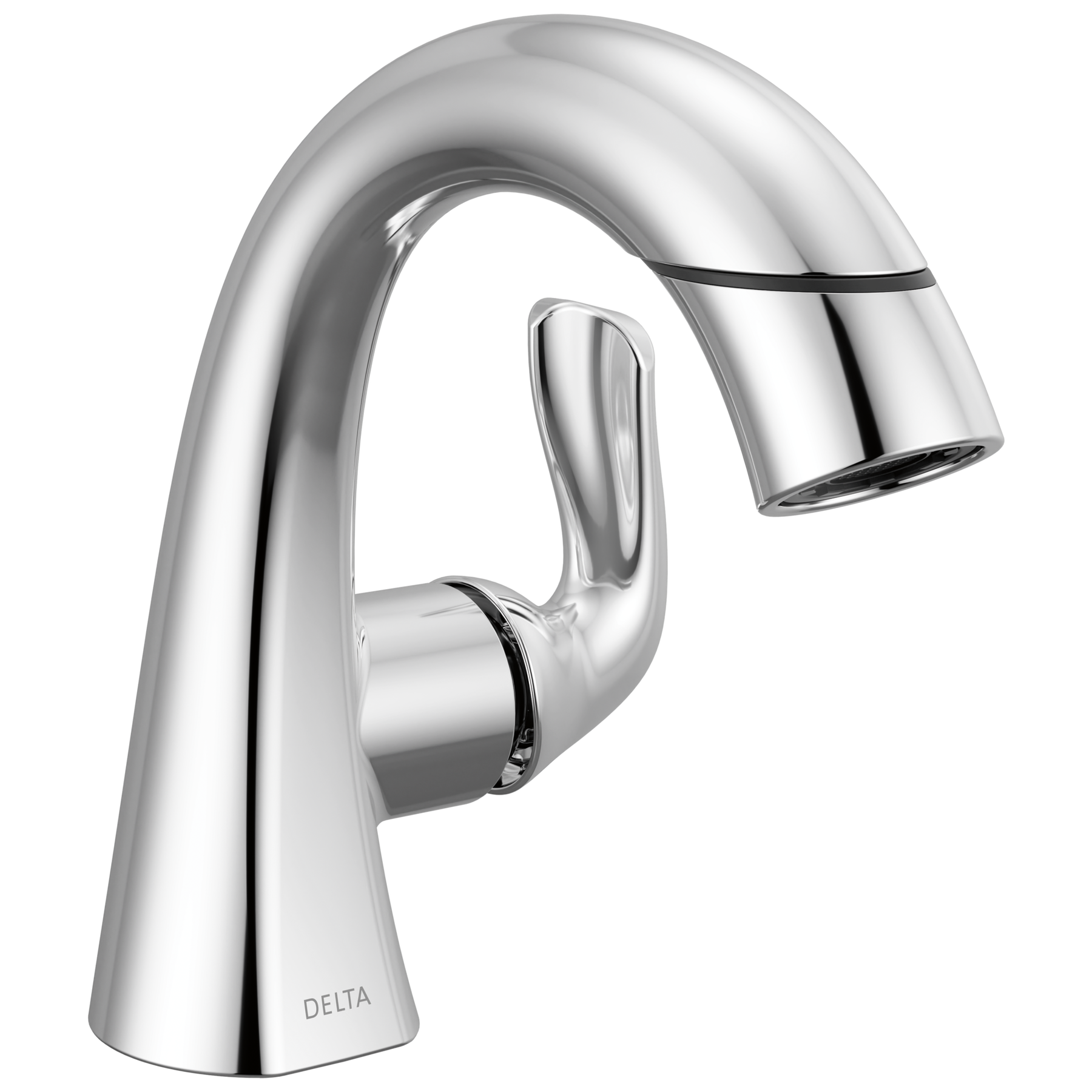 Single Handle Pull-Down Bathroom Faucet