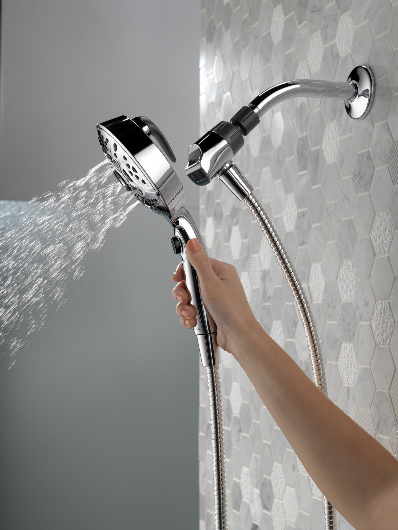 7-Setting Hand Shower with SureDock