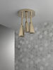 H2Okinetic&reg; Pendant Raincan Shower Head with LED Light