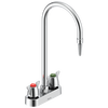 Two Handle 4" Deck Mount Laboratory Mixing Faucet