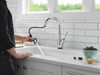 Touch2O with Touchless and VoiceIQ&reg; Technology Single Handle Pull-Down Kitchen Faucet with Soap Dispenser