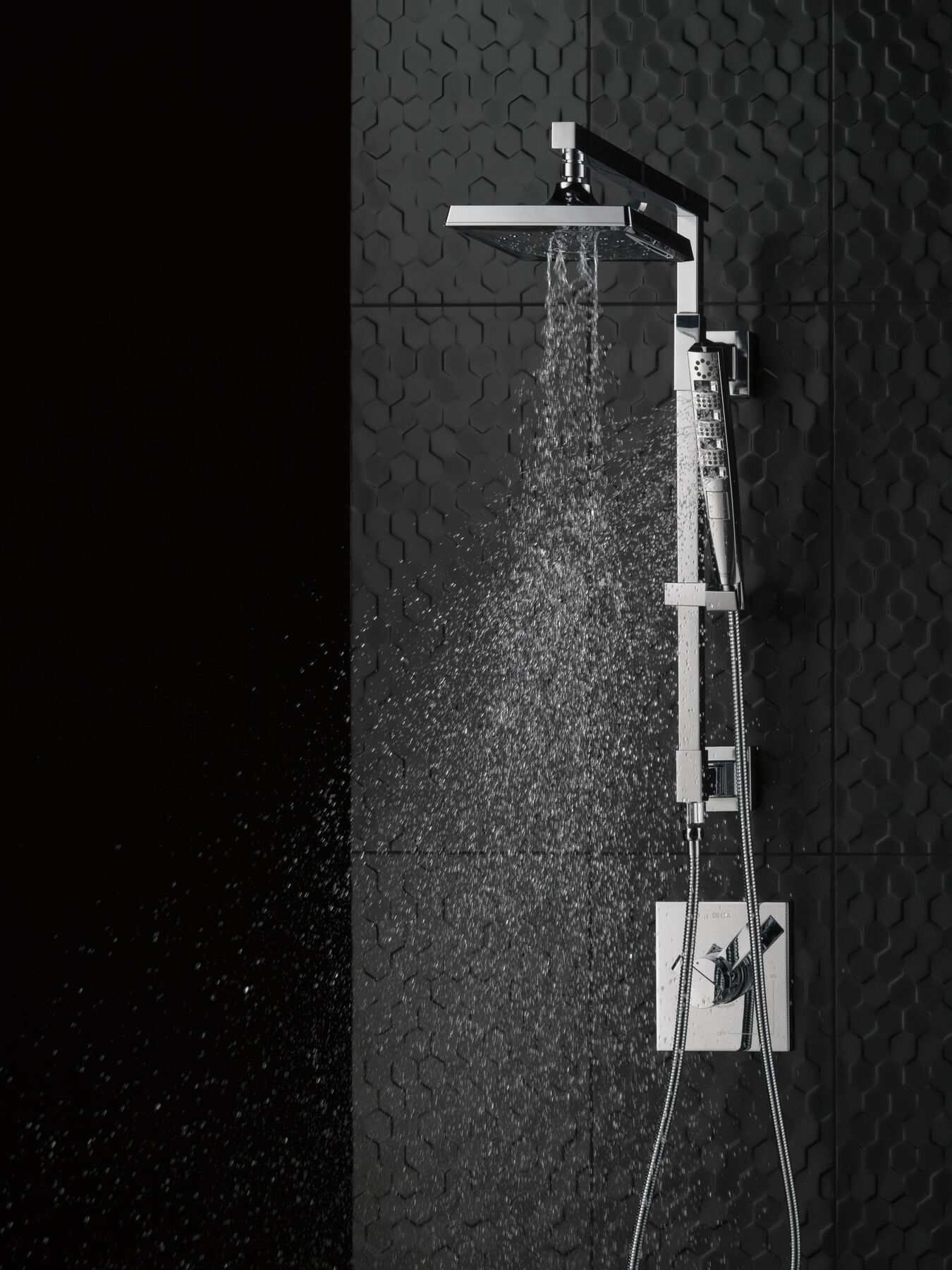 Shower Column 18" Angular