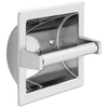Brass Recessed Paper Holder with Brass Roller