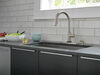 Single Handle Pull-Down Kitchen Faucet with Touch2O&reg; Technology and Soap Dispenser