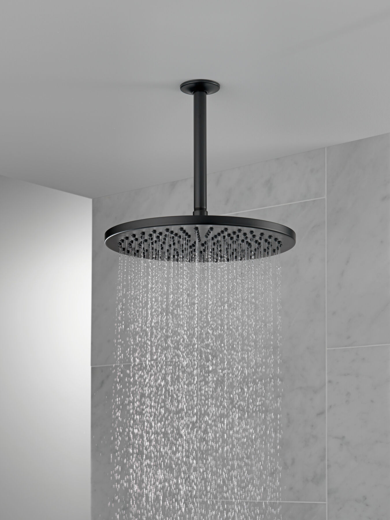 Raincan Shower Head with Shower Arm Bundle - Round