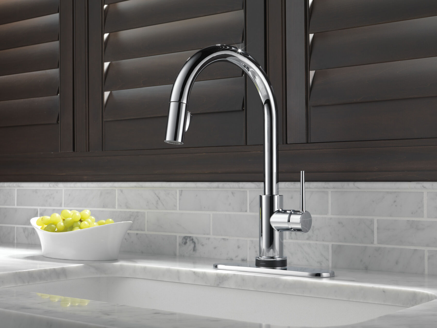 Single Handle Pull-Down Kitchen Faucet with Touch2O&reg; Technology