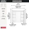 Procrylic 60 in. x 32 in. Bathtub Surround