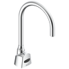 Single Hole Hardwire Electronic Basin Faucet with Gooseneck Spout
