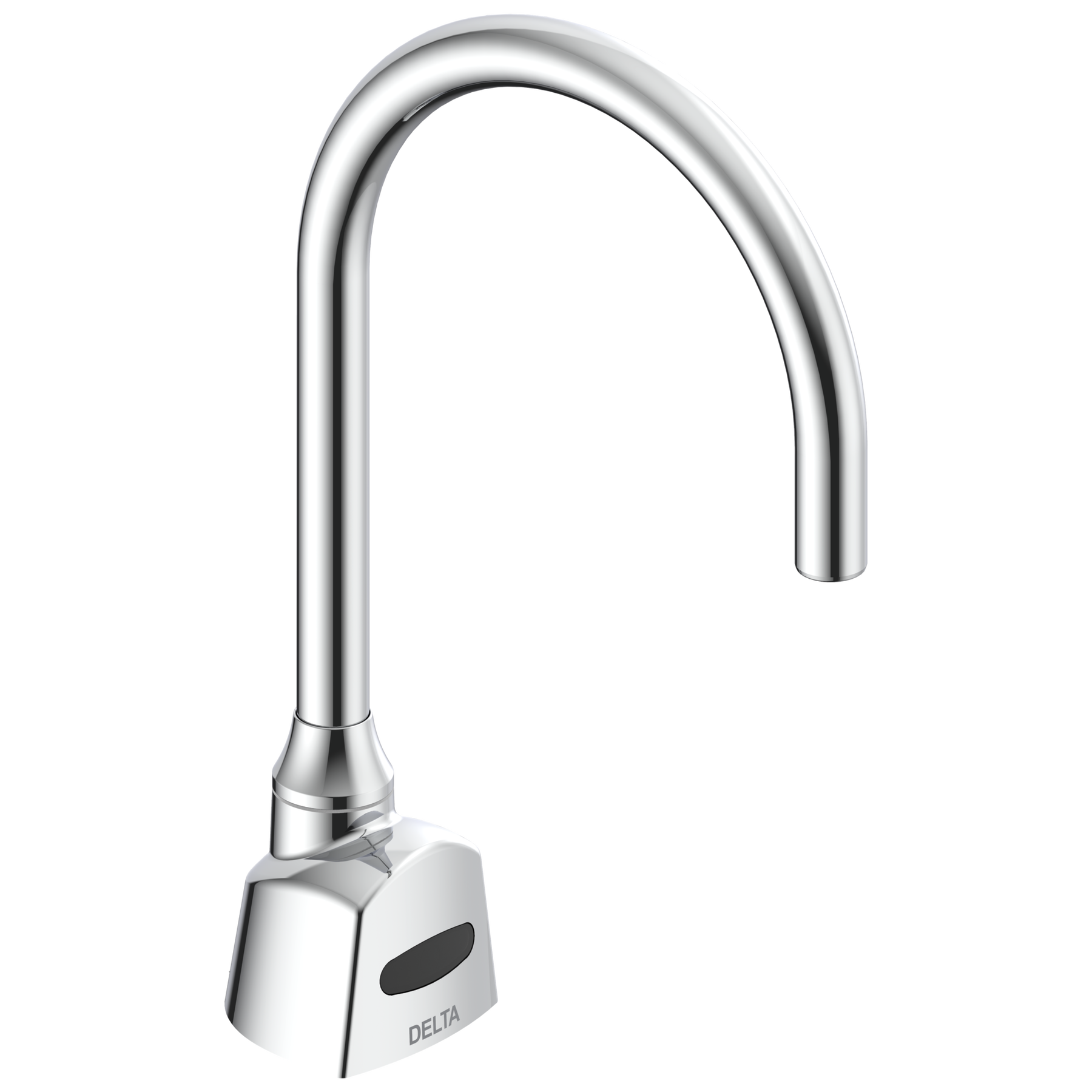 Single Hole Hardwire Electronic Basin Faucet with Gooseneck Spout