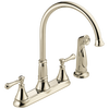 Two Handle Kitchen Faucet with Spray