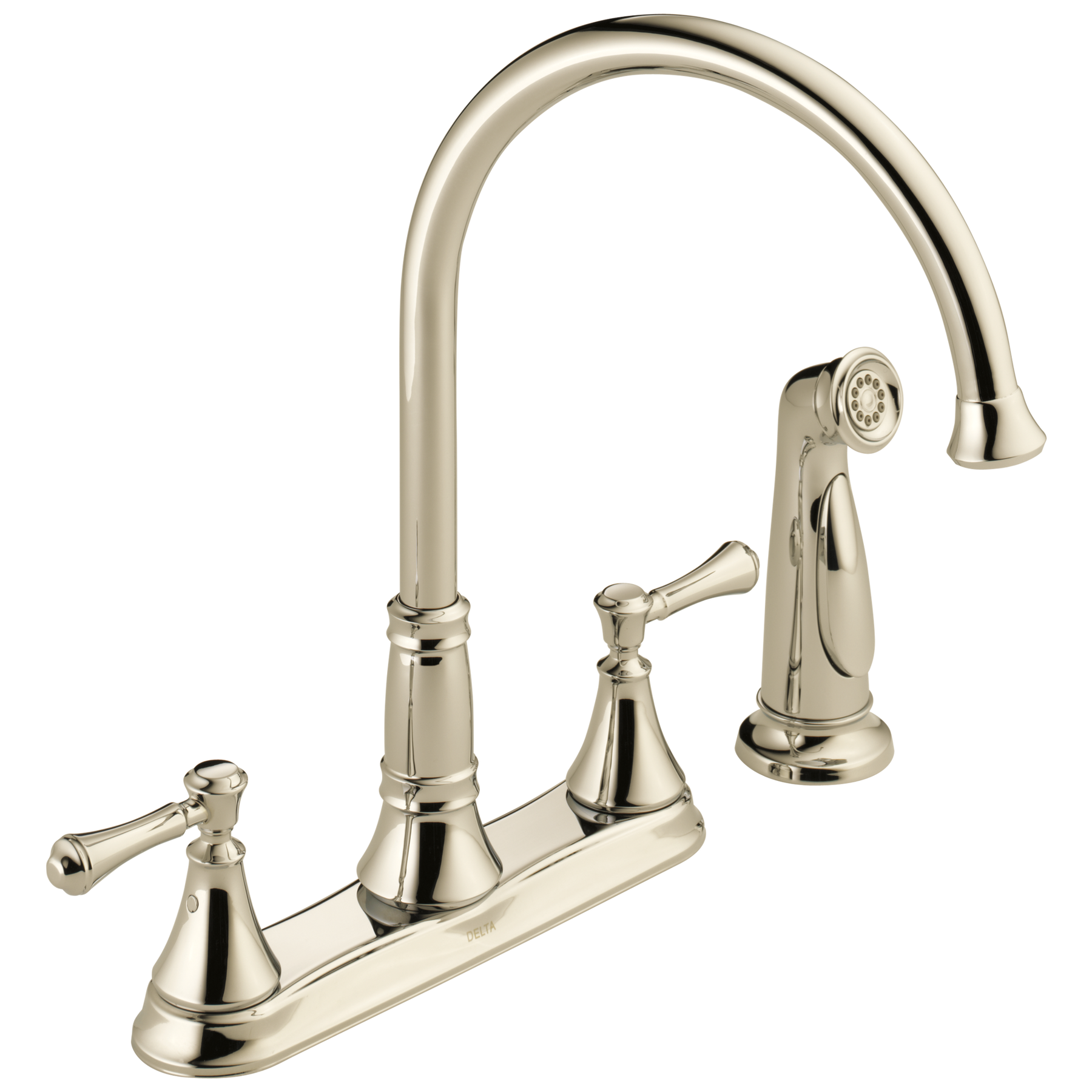 Two Handle Kitchen Faucet with Spray