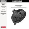 H2Okinetic&reg; 5-Setting Contemporary Shower Head