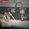 Touch<sub>2</sub>O&reg; Technology Kitchen Faucet with Touchless Technology