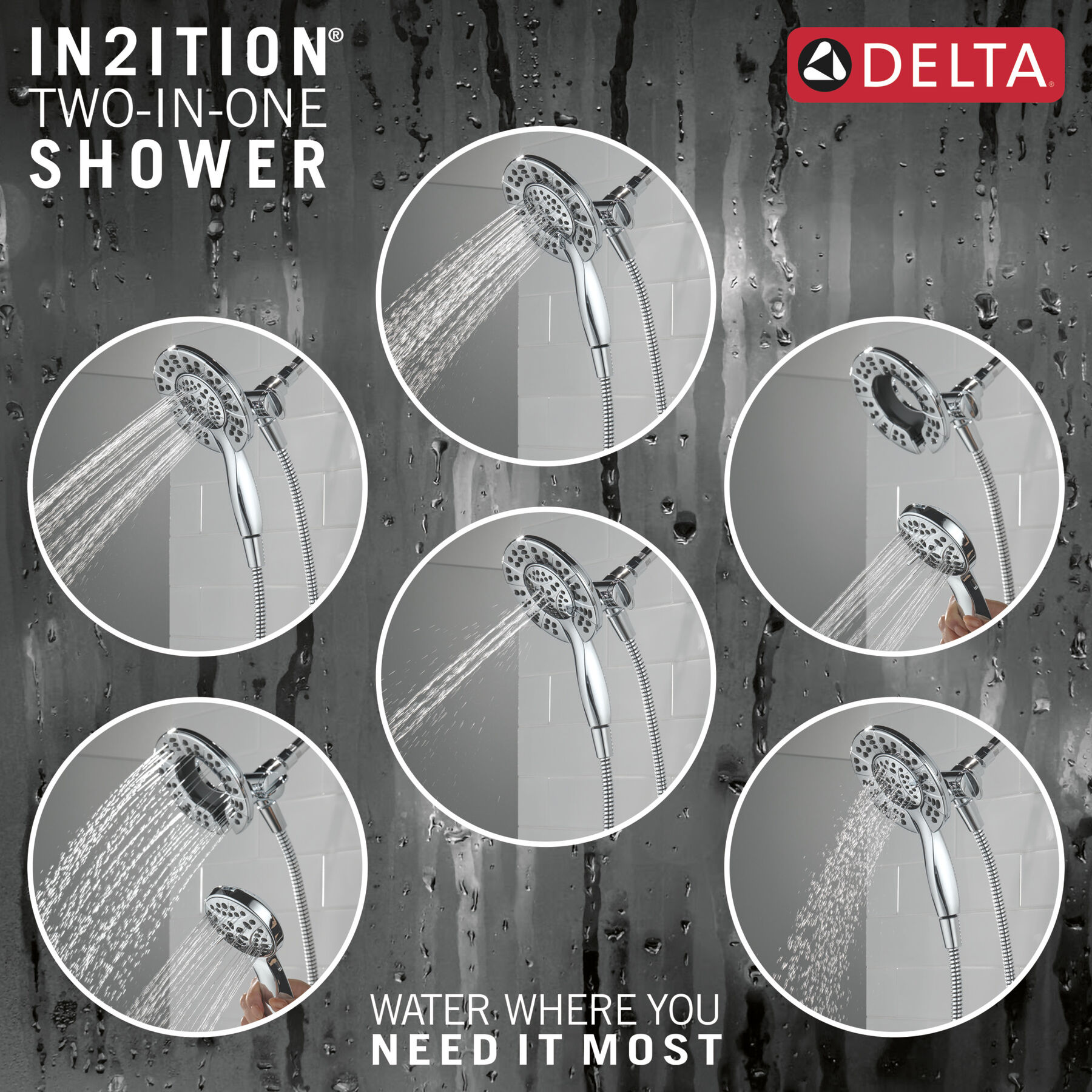 Shower Trim with High-Flow Rough Bundle