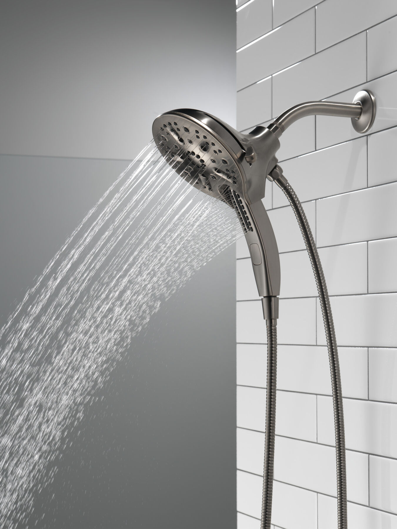 In2ition&reg; H<sub>2</sub>Okinetic&reg; 5-Setting Two-in-One Shower