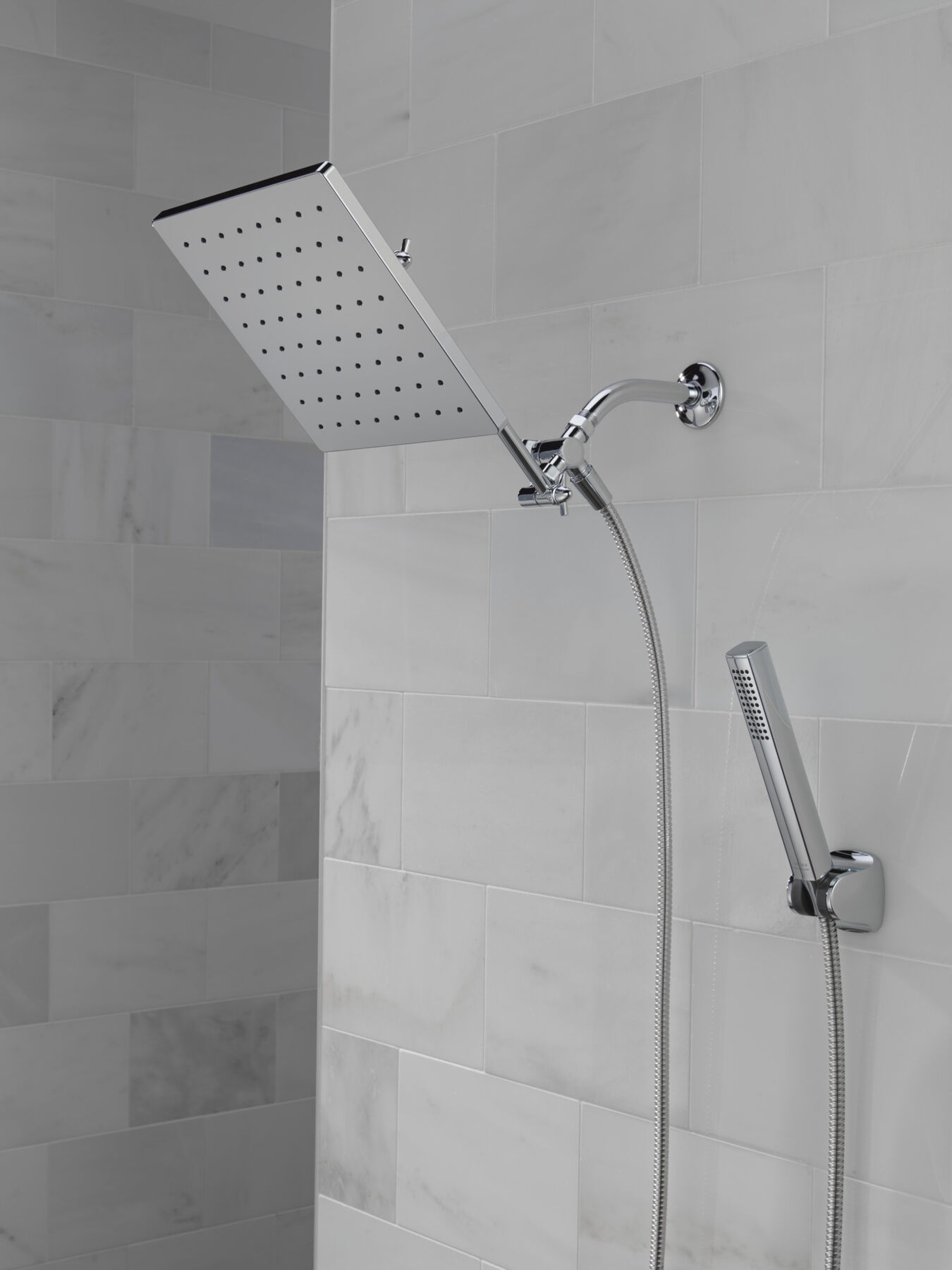 10 inch Raincan Shower Head & Hand Held Combo with Adjustable Extension Arm