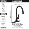 Single Handle Pull-Down Kitchen Faucet with ShieldSpray Technology
