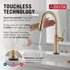 Touch<sub>2</sub>O&reg; Technology Kitchen Faucet with Touchless Technology