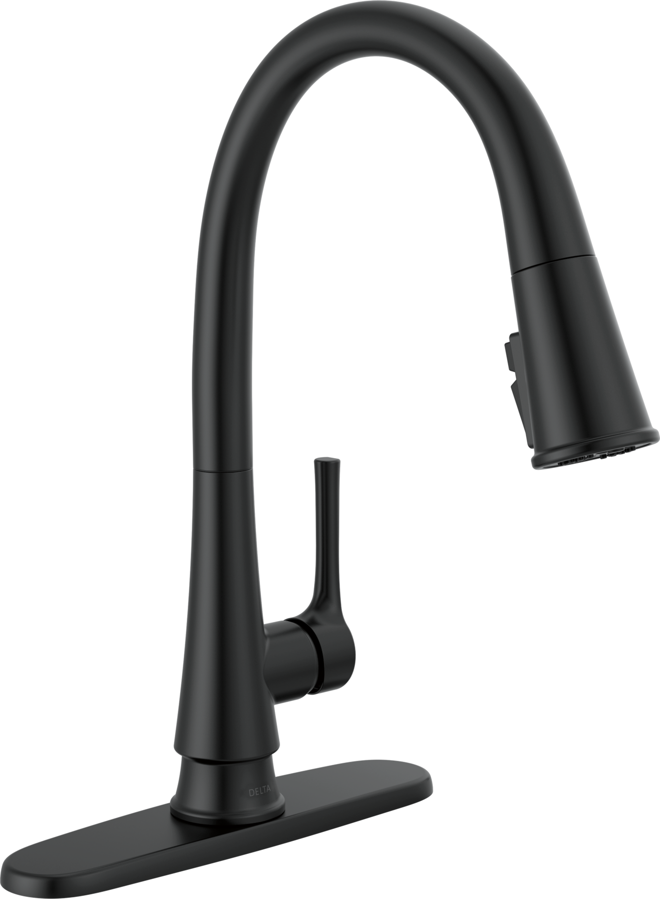 Single Handle Pull-Down Kitchen Faucet With ShieldSpray&reg;&nbsp;Technology in Matte Black