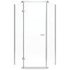 36" x 36" Frameless Shower Enclosure