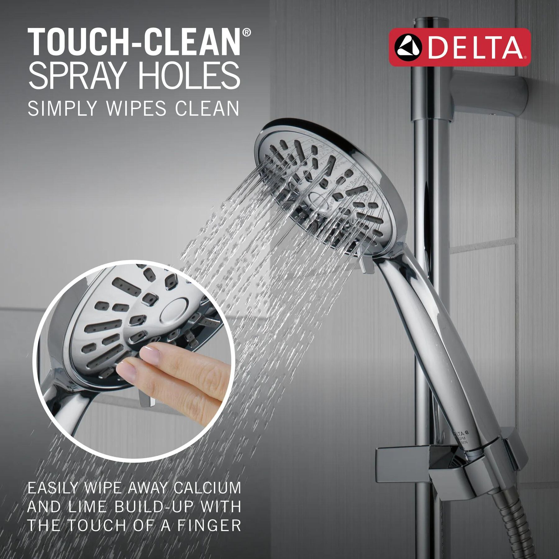 Hand Shower 1.75 GPM w/Slide Bar 4S