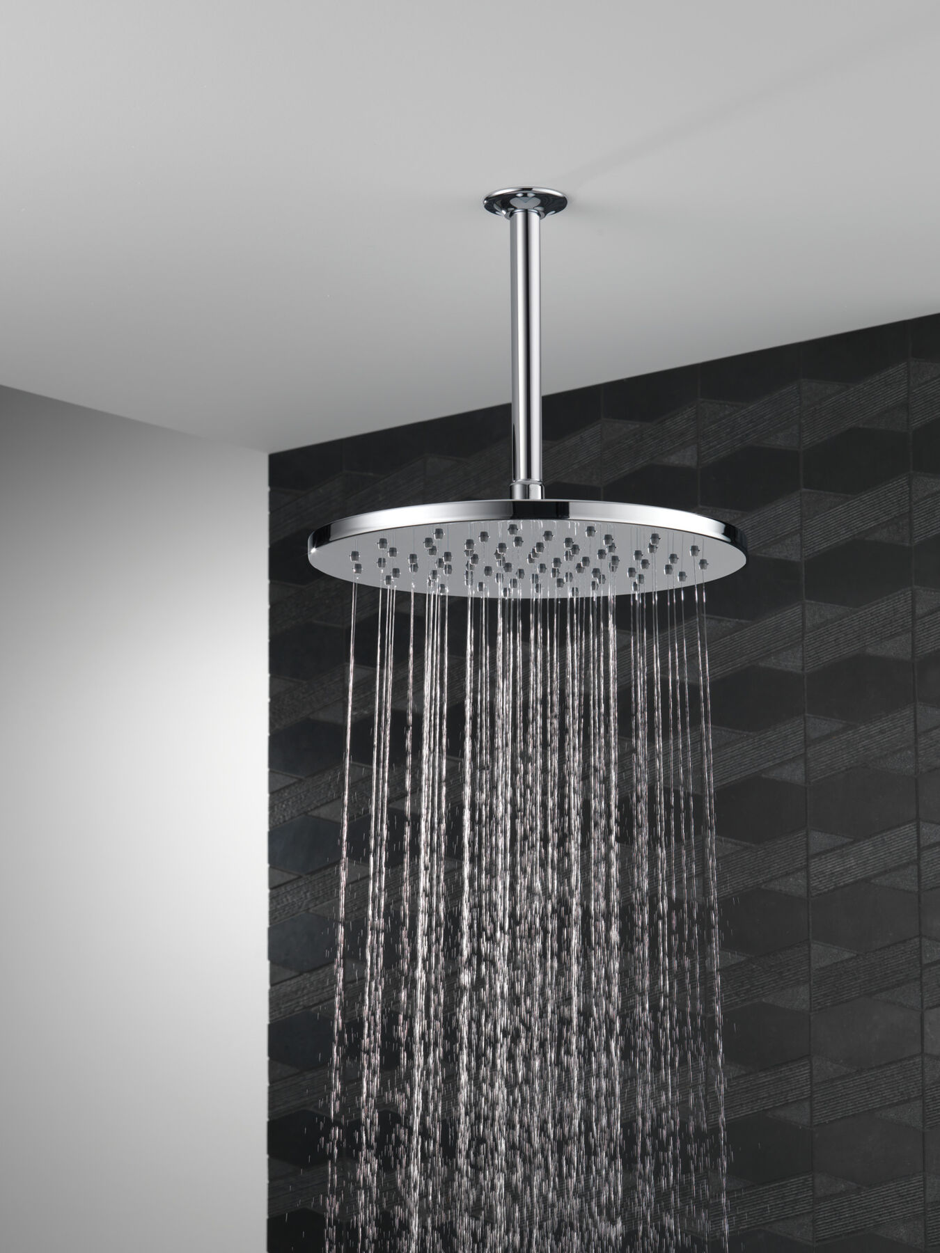 Single-Setting Metal Raincan Shower Head