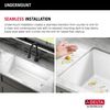 32&rdquo; Granite Composite Workstation Kitchen Sink Undermount Single Bowl with WorkFlow&trade; Ledge and Accessories