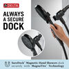 6-Setting SureDock&reg; Magnetic Hand Shower