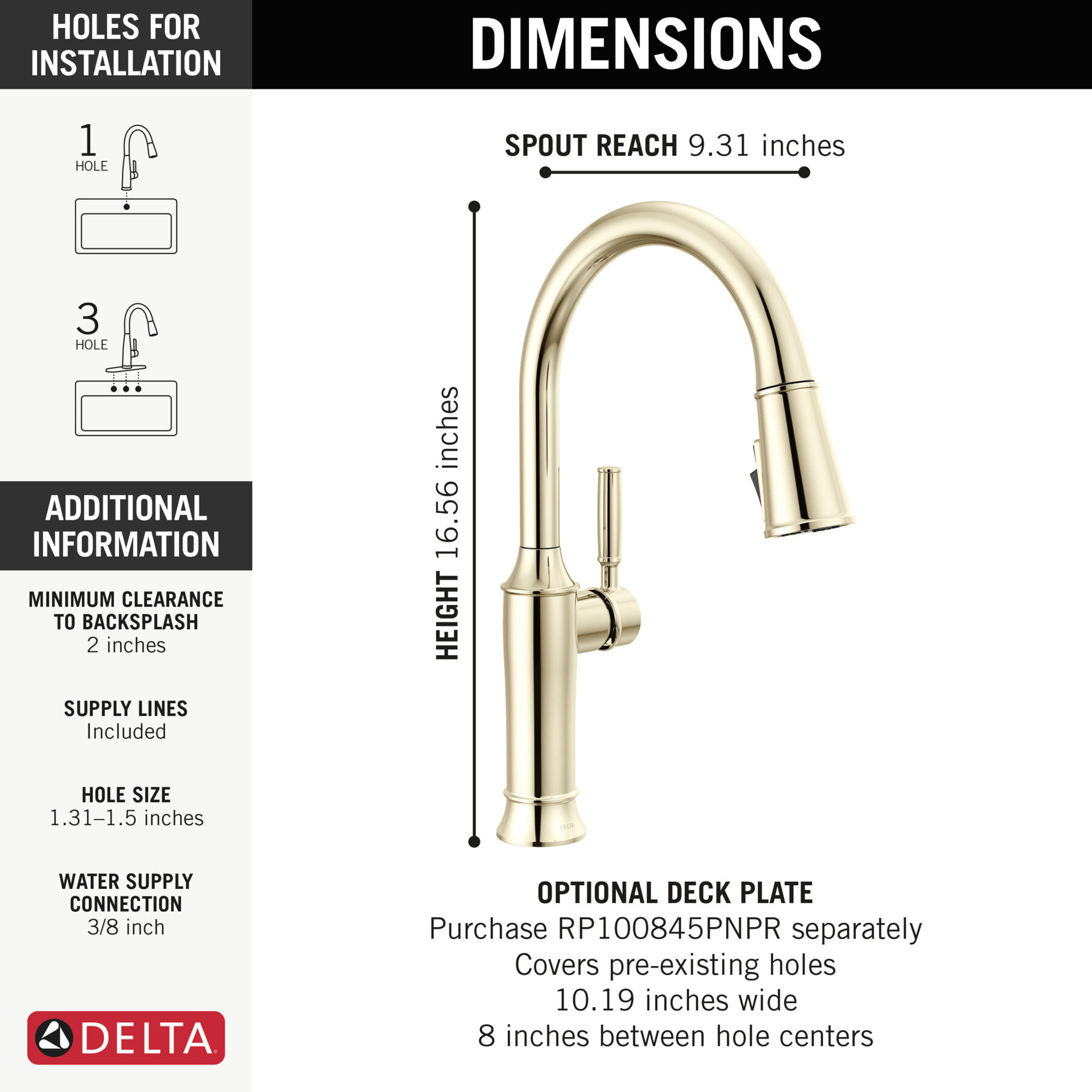 Single Handle Pull-Down Kitchen Faucet