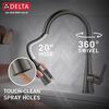 Single Handle Pull-Down Kitchen Faucet with Soap Dispenser and ShieldSpray&reg; Technology