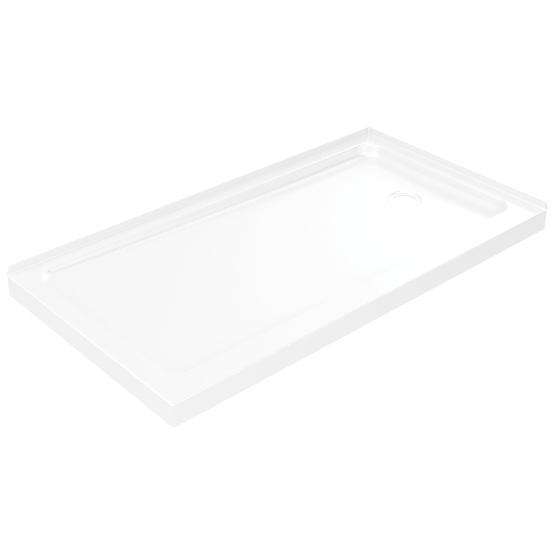 60&rdquo;x32&rdquo; Right Drain Corner Shower Base