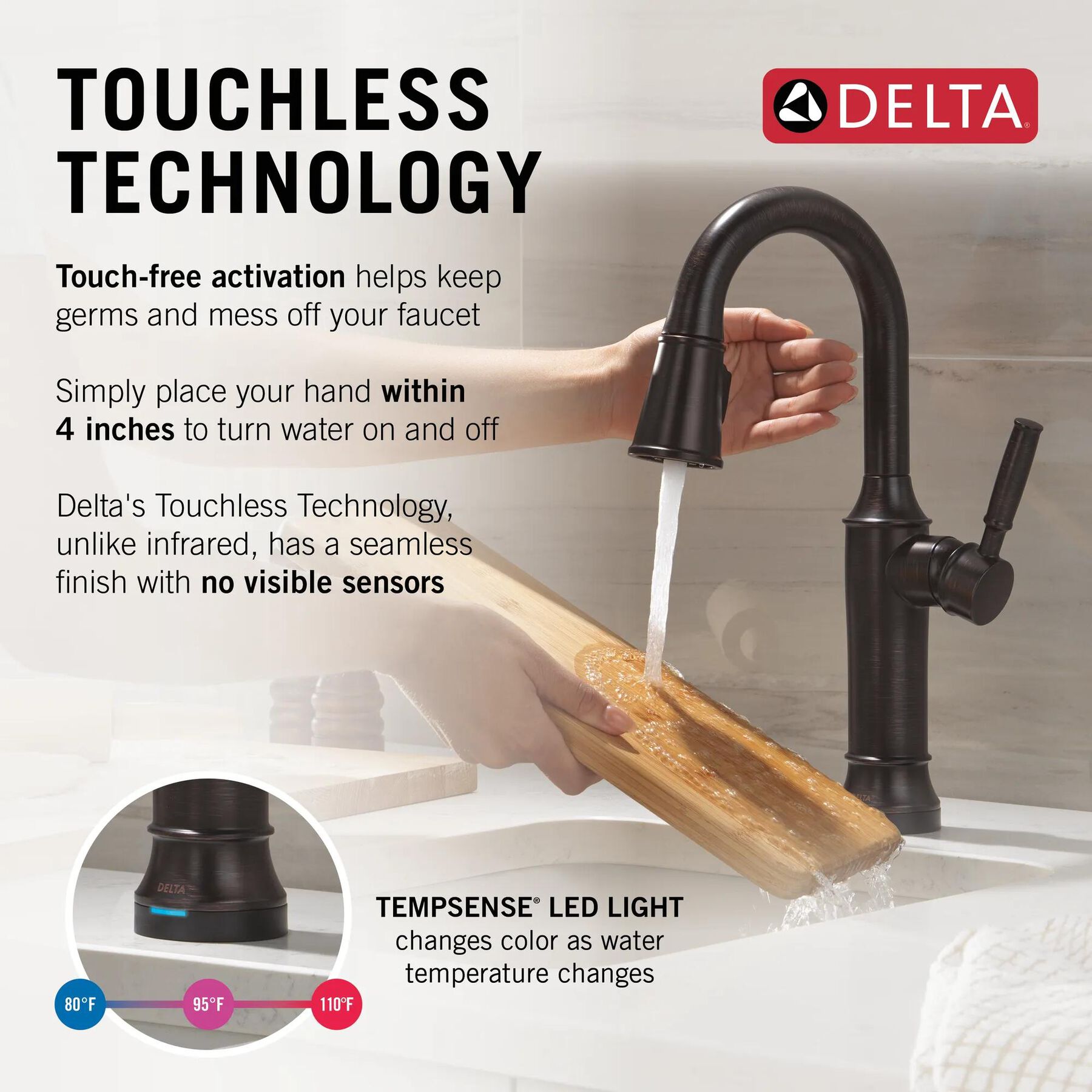 Touch2O&reg; Bar / Prep Faucet with Touchless Technology
