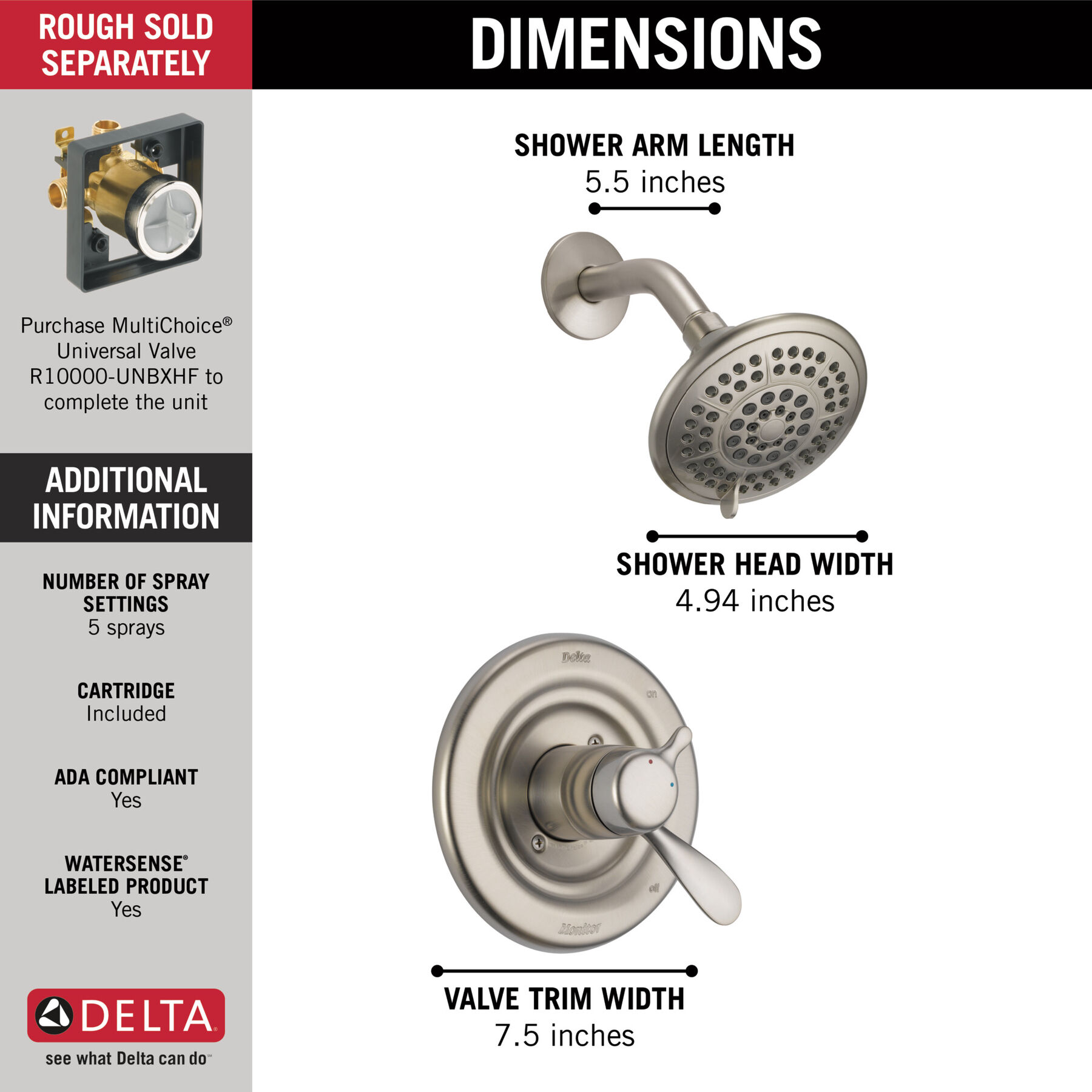 Monitor&reg; 17 Series Shower Trim